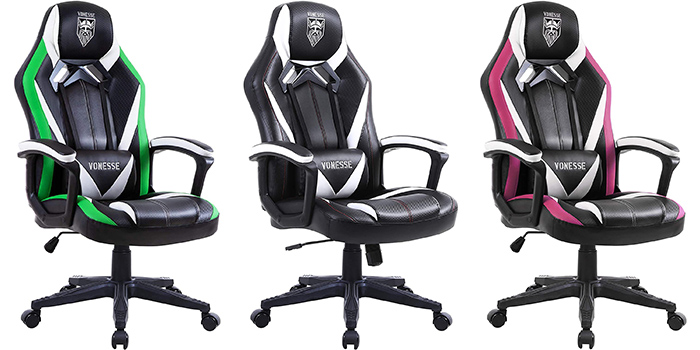 Spacious top rated gaming chair - Vonesse