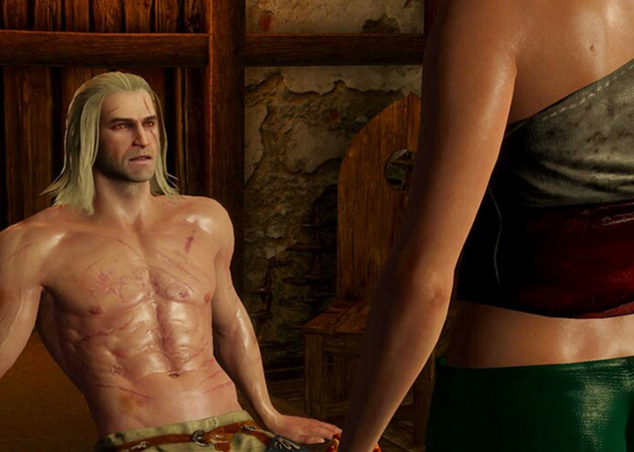 The Witcher 3 sex scene with Triss