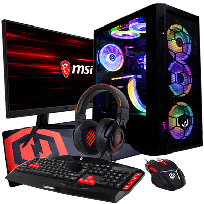Infinity X105 Gaming PC and monitor bundle