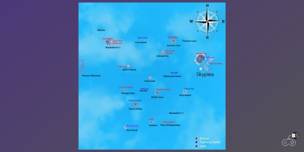 GPO] Dressrosa Location 2nd Sea UPDATE 8 New Island Rose Kingdom